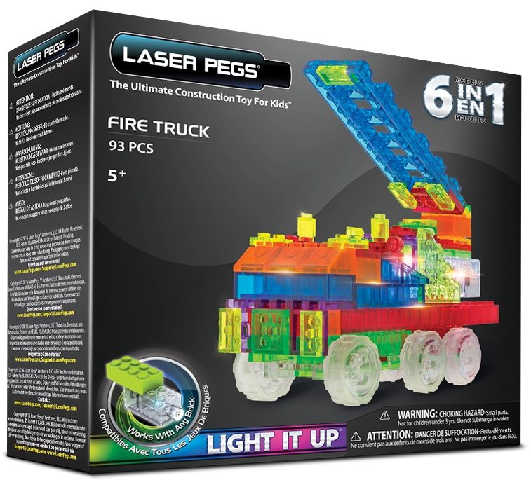 Laser Pegs 6 in 1 Fire Truck