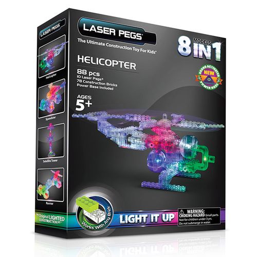 Laser Pegs 8 in 1 Helicopter