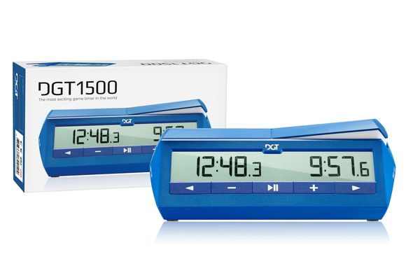 Schaakklokken: DGT 1500 Blauw