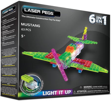 Laser Pegs 6 in 1 Mustang