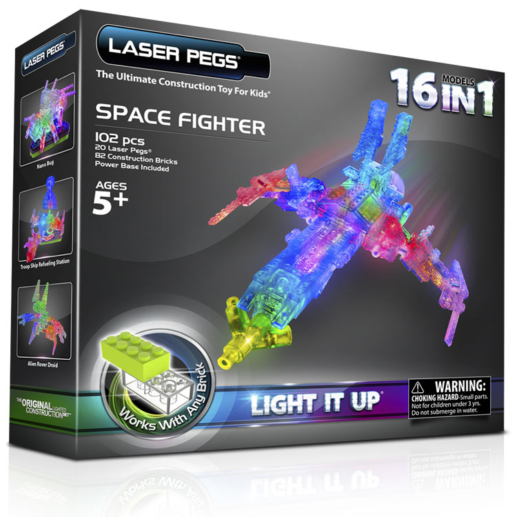 Laser Pegs 16 in 1 Space Fighter